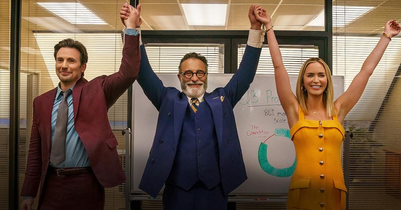 New trailer for Pain Hustlers, starring Emily Blunt and Chris Evans