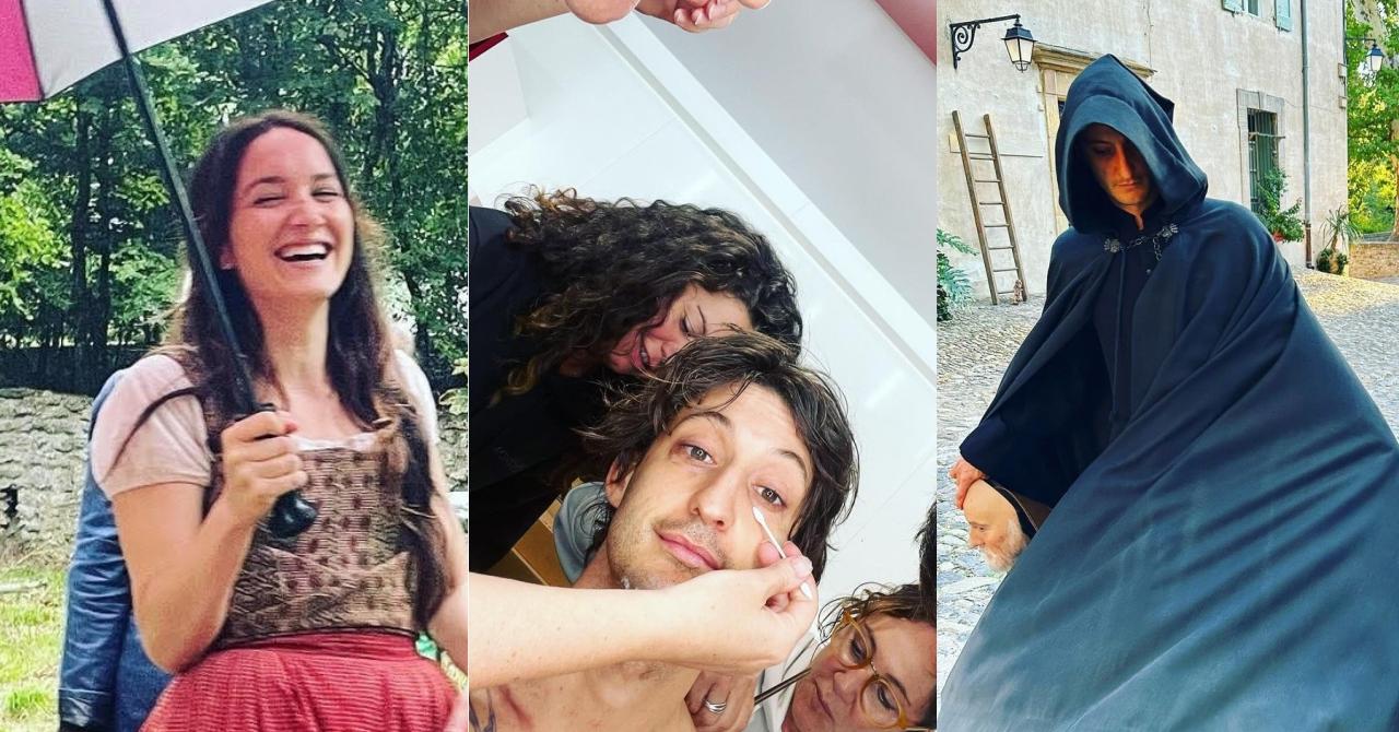 Pierre Niney shoots The Count of Monte Cristo in a Titanic-style pool