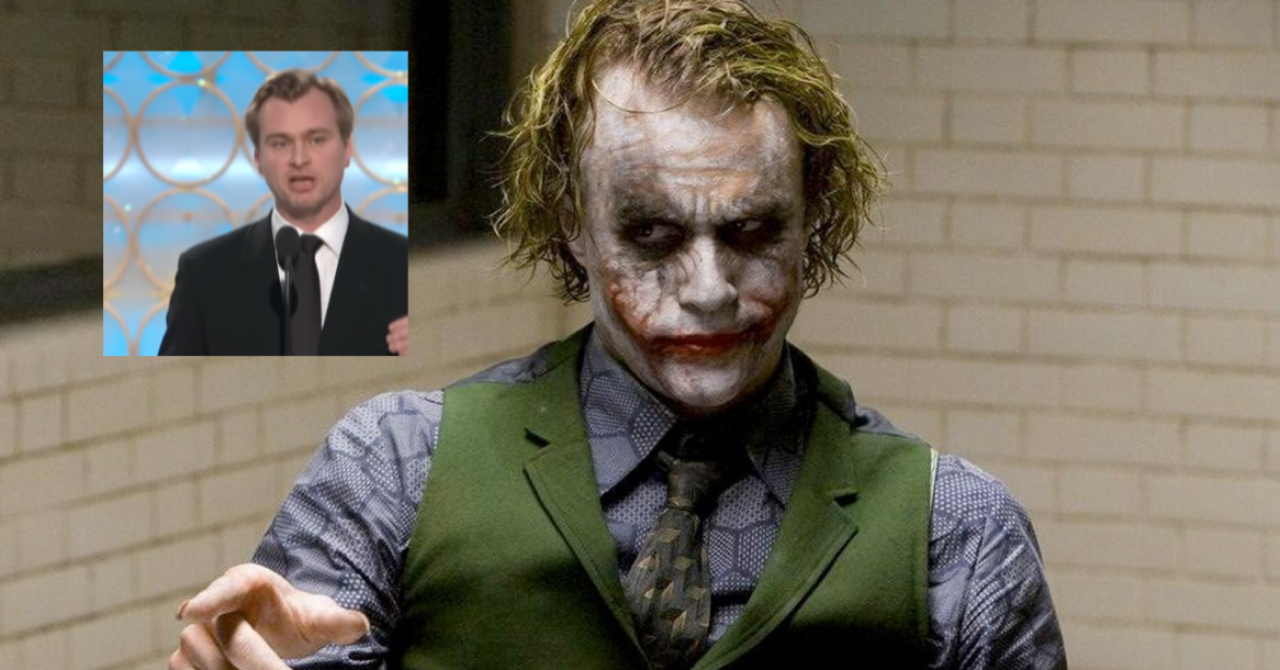 In 2009, Chris Nolan accepted the Golden Globe from Heath Ledger: “He will never be forgotten”