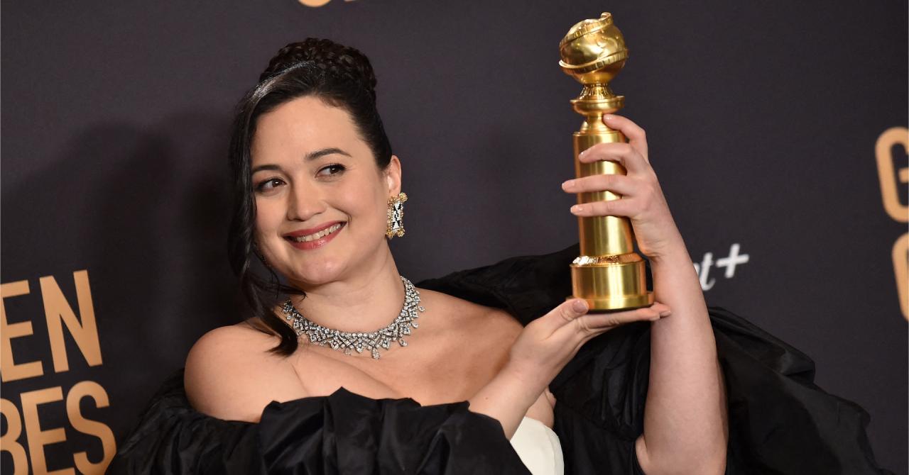 Lily Gladstone delivered a poignant speech in a Native American language at the Golden Globes