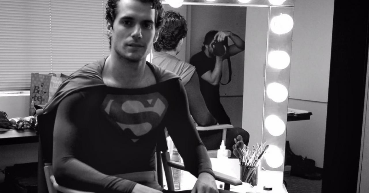 Superman: Henry Cavill in Christopher Reeve's original costume