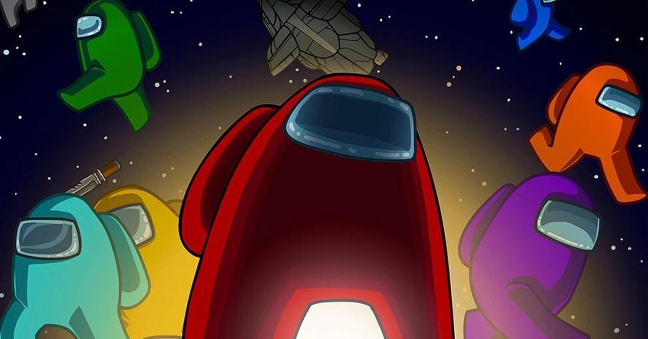 A first image for the animated series Among Us