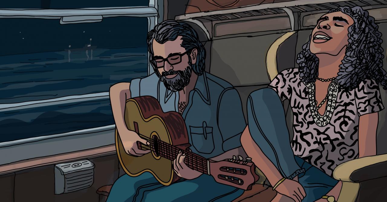 Behind the scenes of They shot the piano player