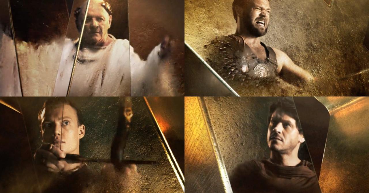 Anthony Hopkins, Emperor from the peplum series by Roland Emmerich (teaser)