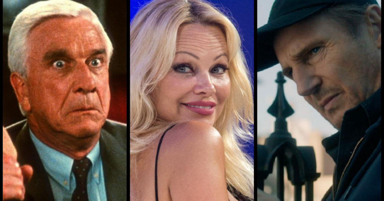 Pamela Anderson had "a lot of fun" on Is There a Cop...? with Liam Neeson