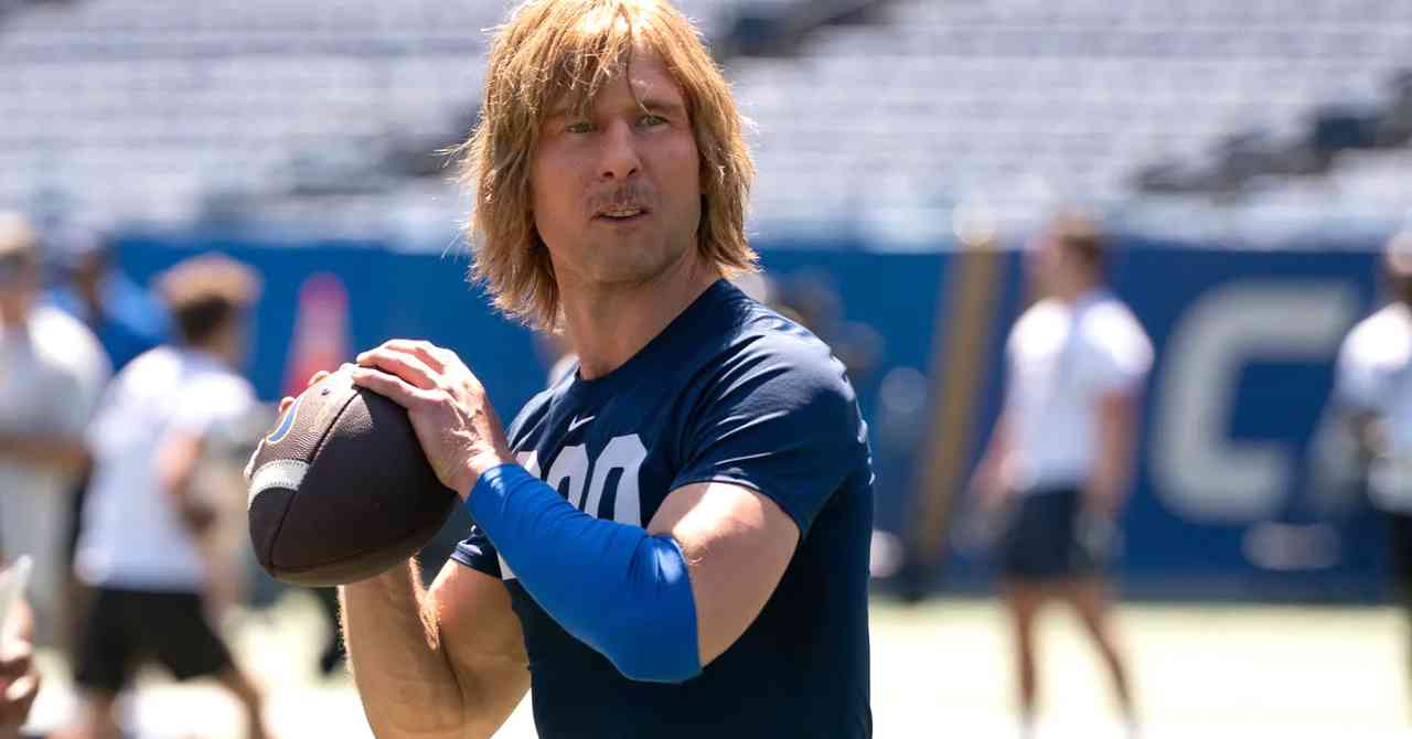 Chad Powers: no touchdown on this action for Glen Powell (Critique)