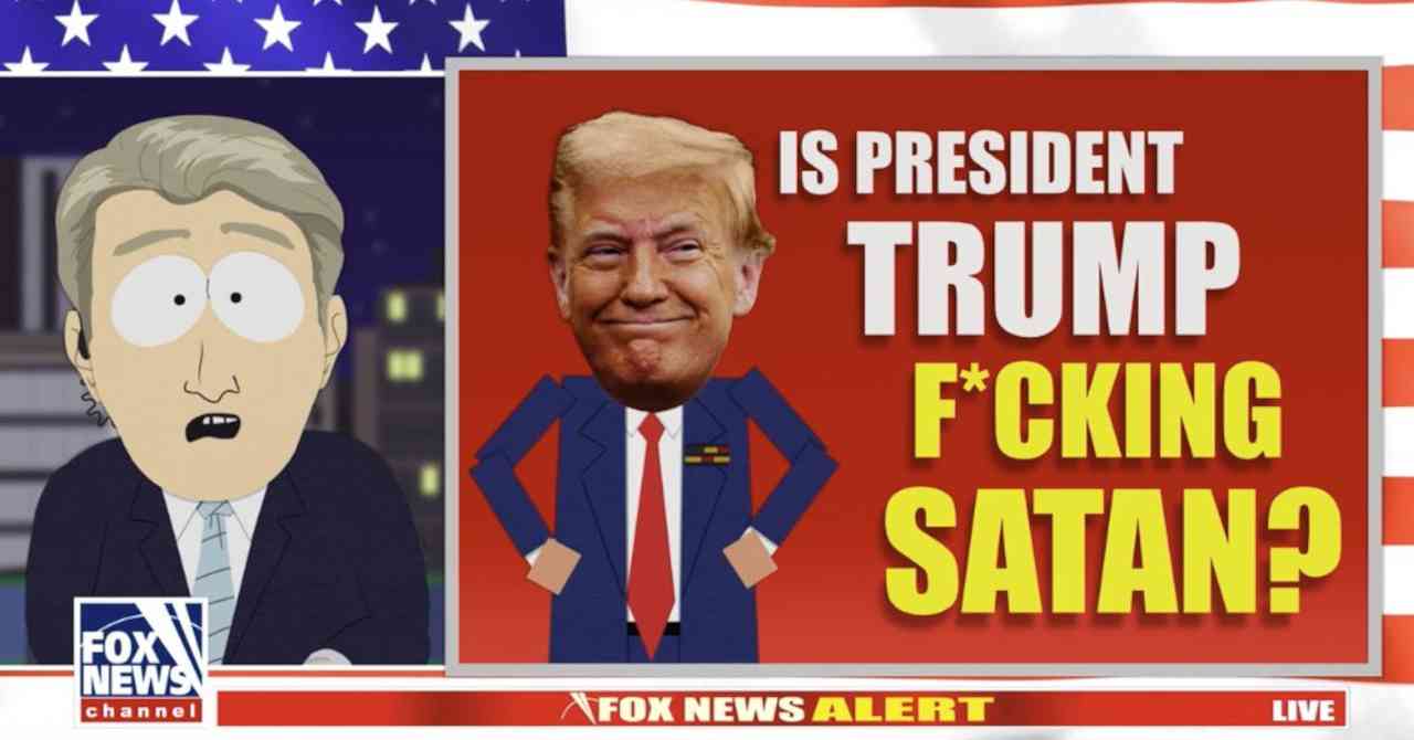 Satan is waiting for a child of Donald Trump in the last episode of South Park!