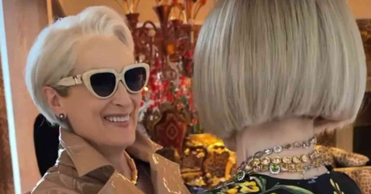 When Mery Streep crosses the real Anna Wintour on the devil's set dresses in Prada 2