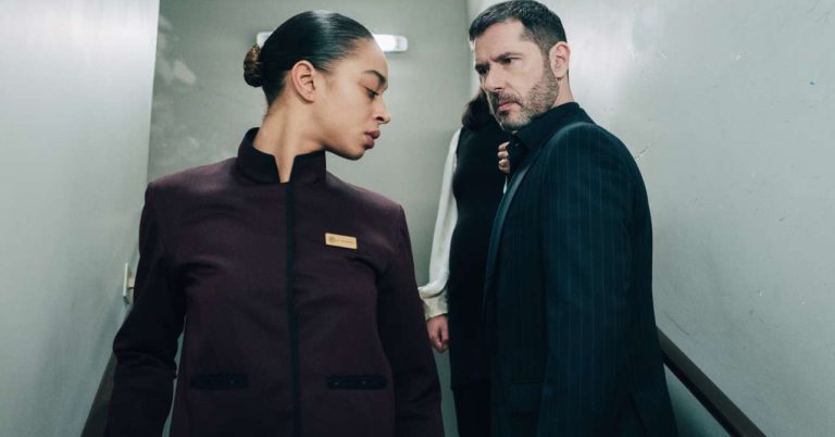 Manon Bresch opposite Melvil Poupaud in the trailer for Privileges for HBO Max