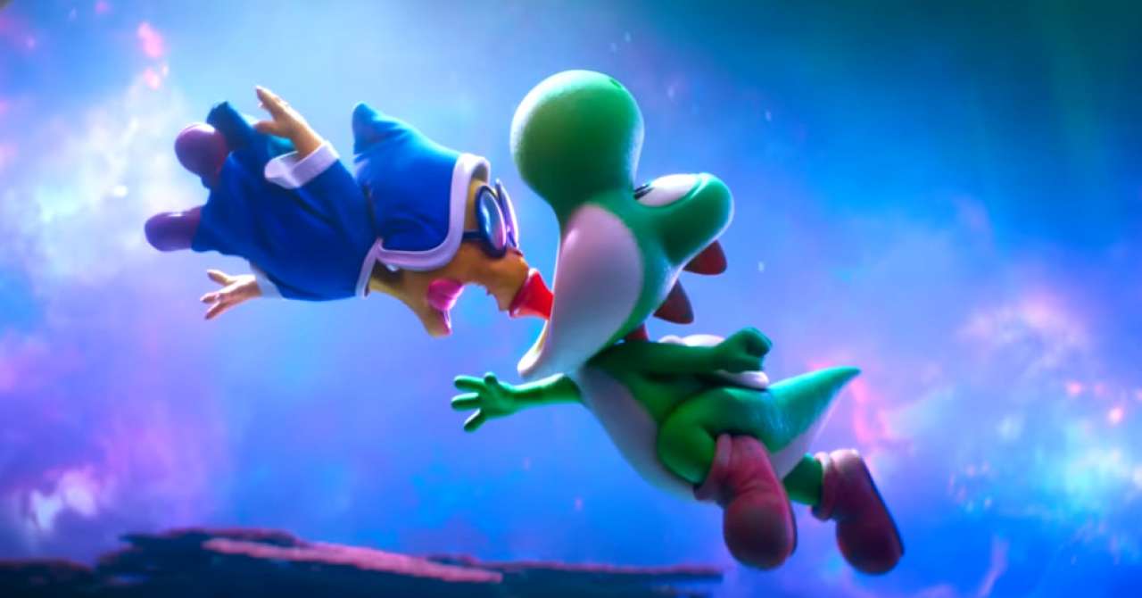 Yoshi uses his powers in the new teaser for Super Mario Galaxy the Movie