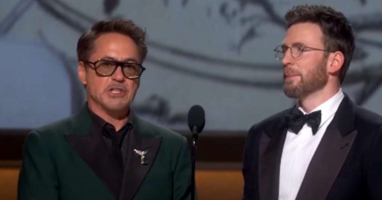 Captain America and Iron Man reunite at the Oscars before their duel in Avengers: Doomsday