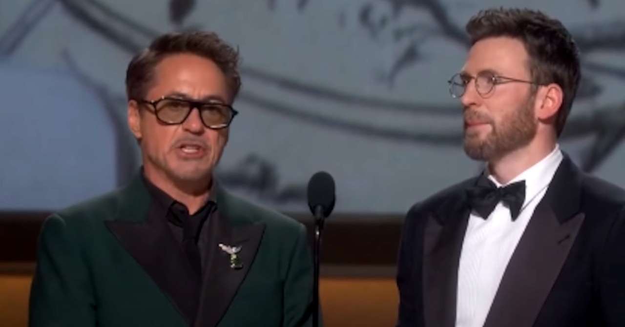 Captain America and Iron Man reunite at the Oscars before their duel in Avengers: Doomsday