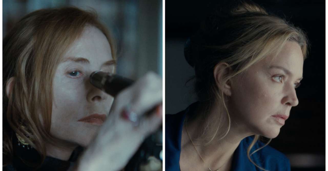Isabelle Huppert spies on Virginie Efira: trailer for Parallel Stories