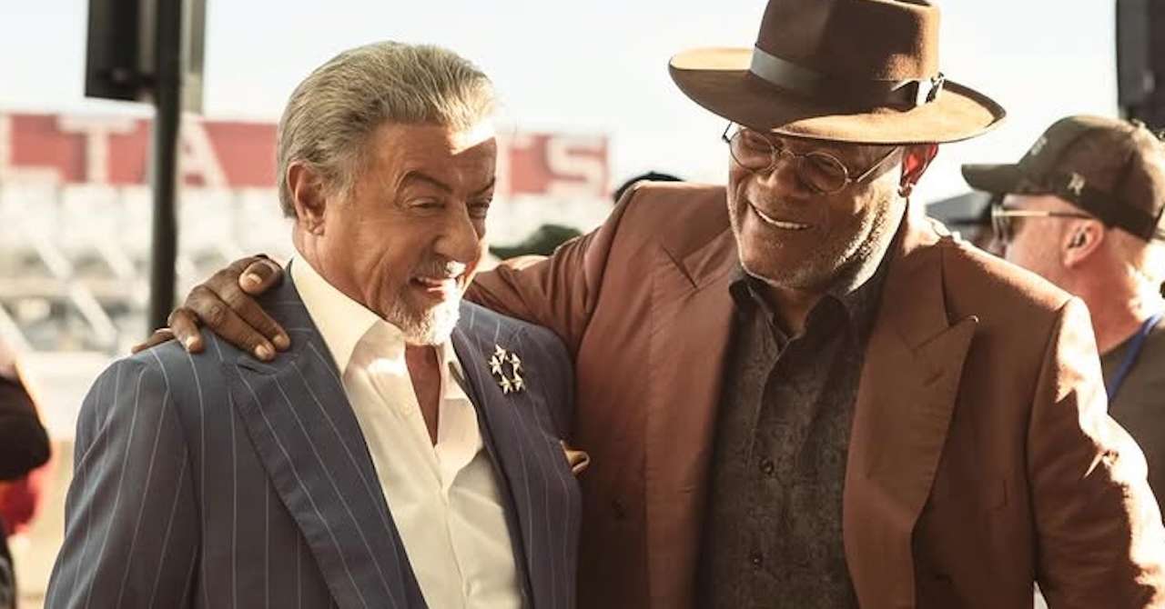 Samuel L. Jackson and Sylvester Stallone finally reunited on set