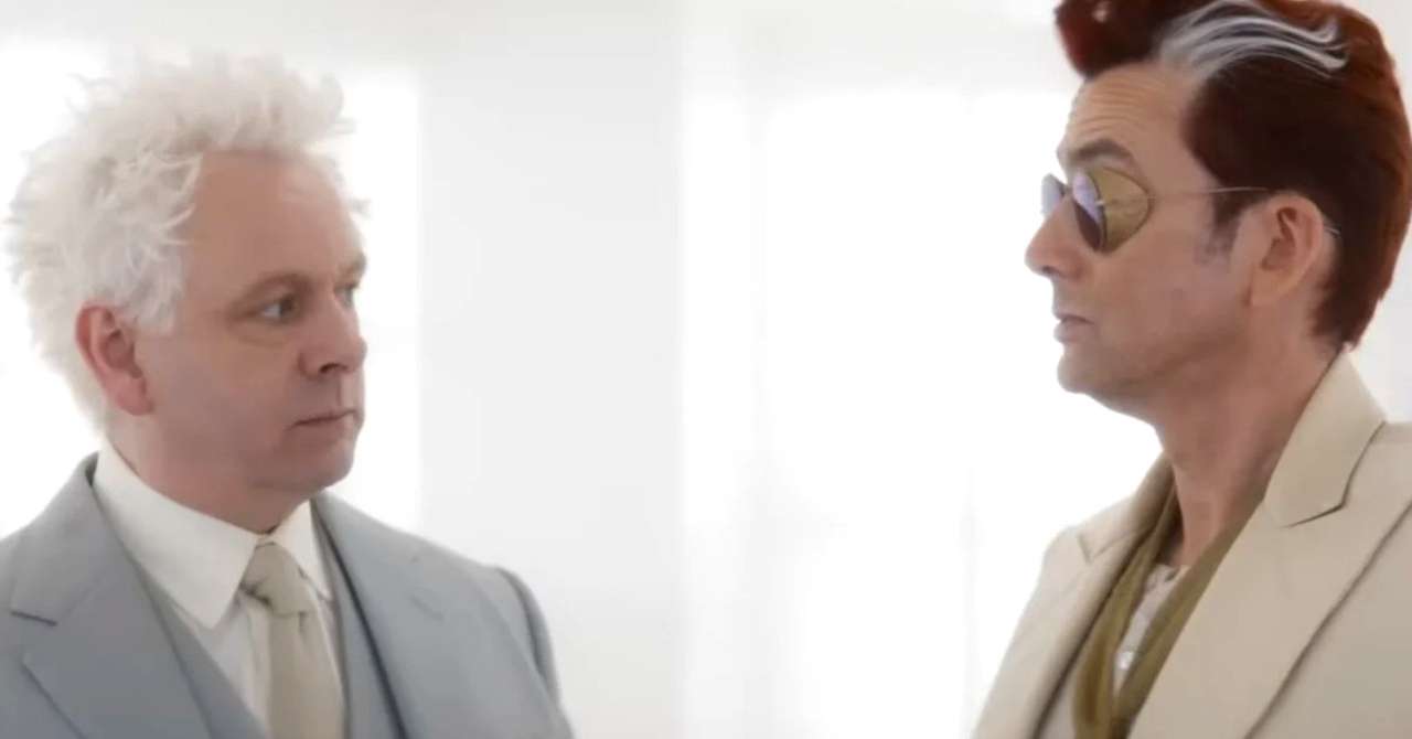 The end of Good Omens reveals its trailer in Paradise