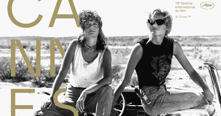 Thelma and Louise lights up the poster for the 2026 Cannes Film Festival