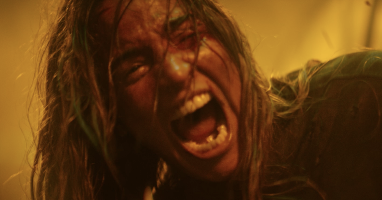 Souheila Yacoub in absolute horror: the trailer for Evil Dead Burn
