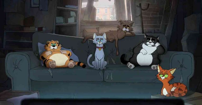 Ricky Gervais puts on a show in Annecy with stray cats and a lot of bad words
