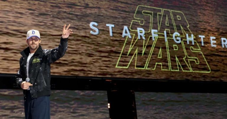 Ryan Gosling finally draws his Starfighter: the first images of the new Star Wars revealed
