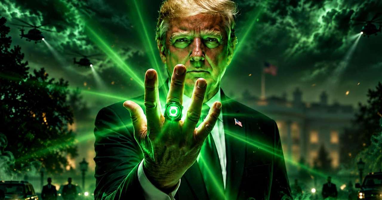 Donald Trump becomes Green Lantern in mind-blowing new official video