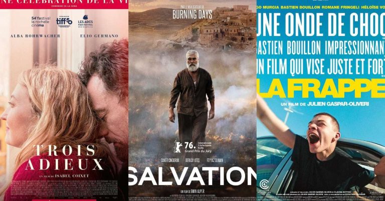 Three Farewells, Salvation, La Frappe: what’s new at the cinema this week

